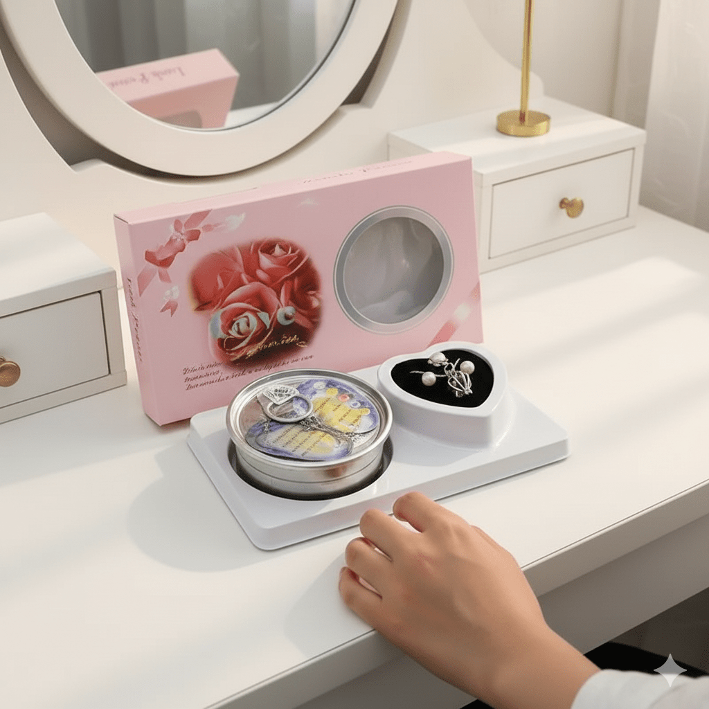 Love Pearl Necklace Box Freshwater