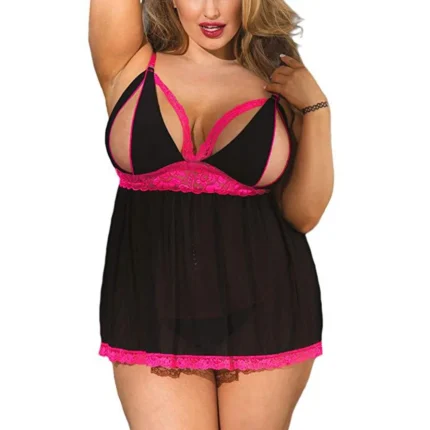 Deep Neck Erotic Pajamas