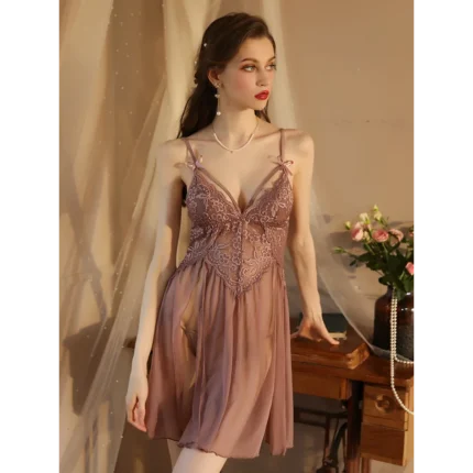 Floral Lace Babydoll Sexy
