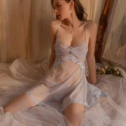 French see through mesh