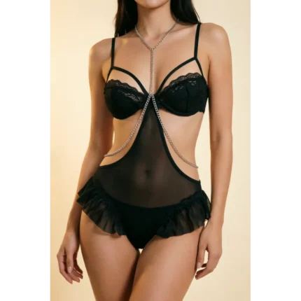 Lace Sheer Lingerie Chain