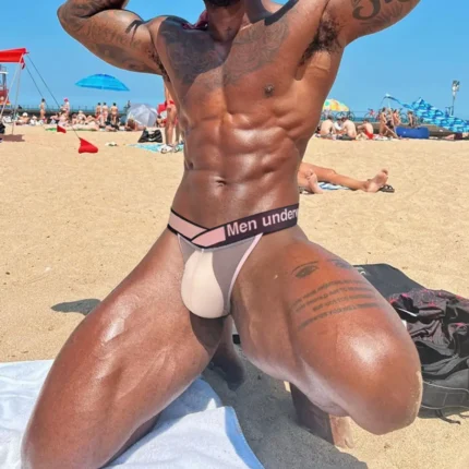 Men Mesh See Through