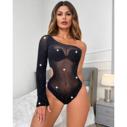 One shoulder Long sleeve
